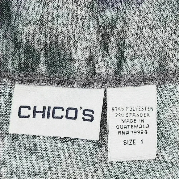Chico's Open Front Printed Cardigan Women's 1/ M - Picture 5 of 7
